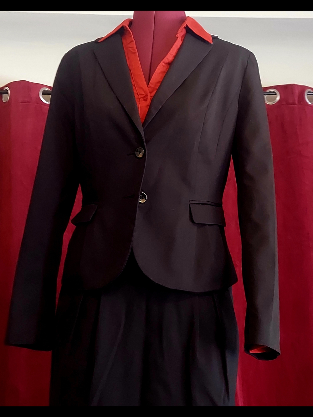 H&M Women's Black Tailored Workwear Blazer - Sz. 6